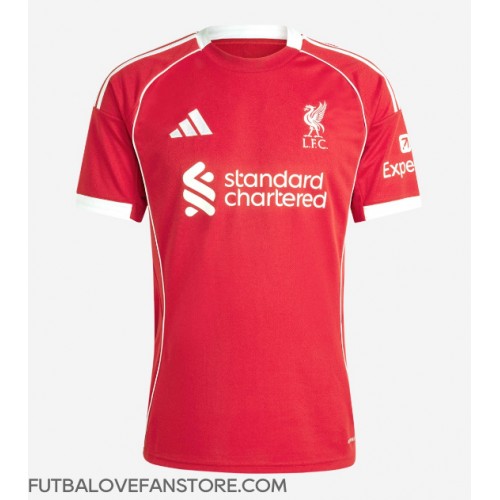 Liverpool Florian Wirtz #7 Domáci futbalový dres 2025-26 Krátky Rukáv Liverpool Florian Wirtz #7 Domáci futbalový dres 2025-26 Krátky Rukáv